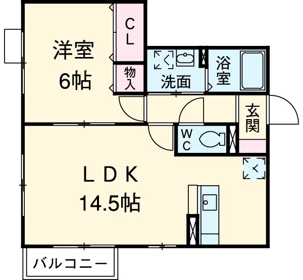 アネックスセキセン弐番館の間取り