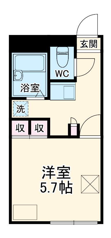 レオパレスエレンシアの間取り