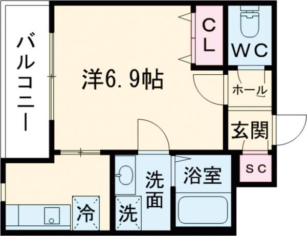 コスモリード高円寺イーストの間取り