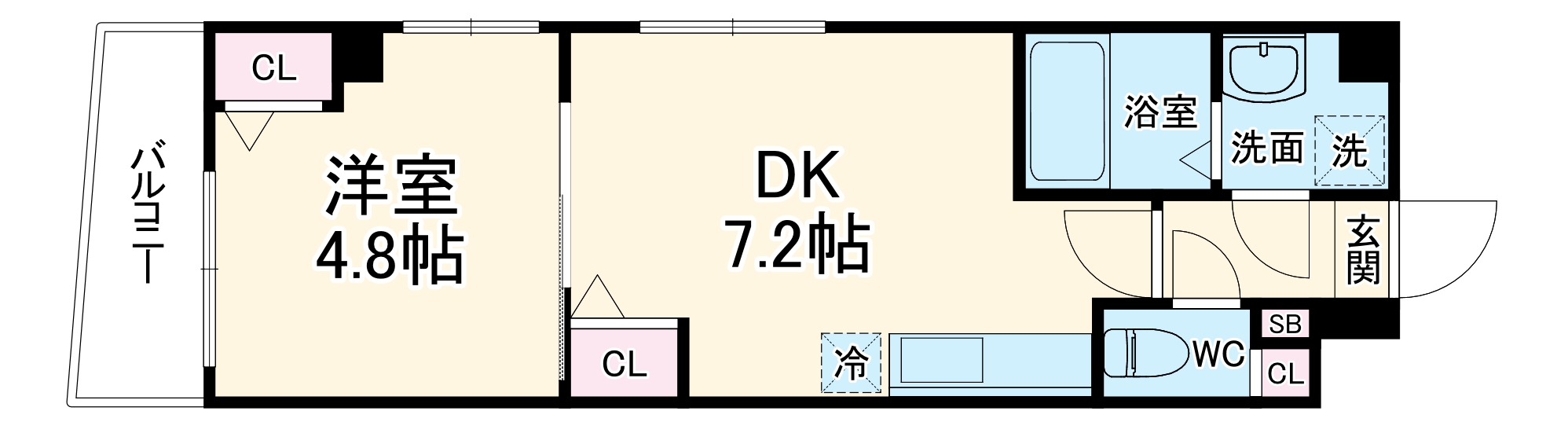 テリアズ港町の間取り