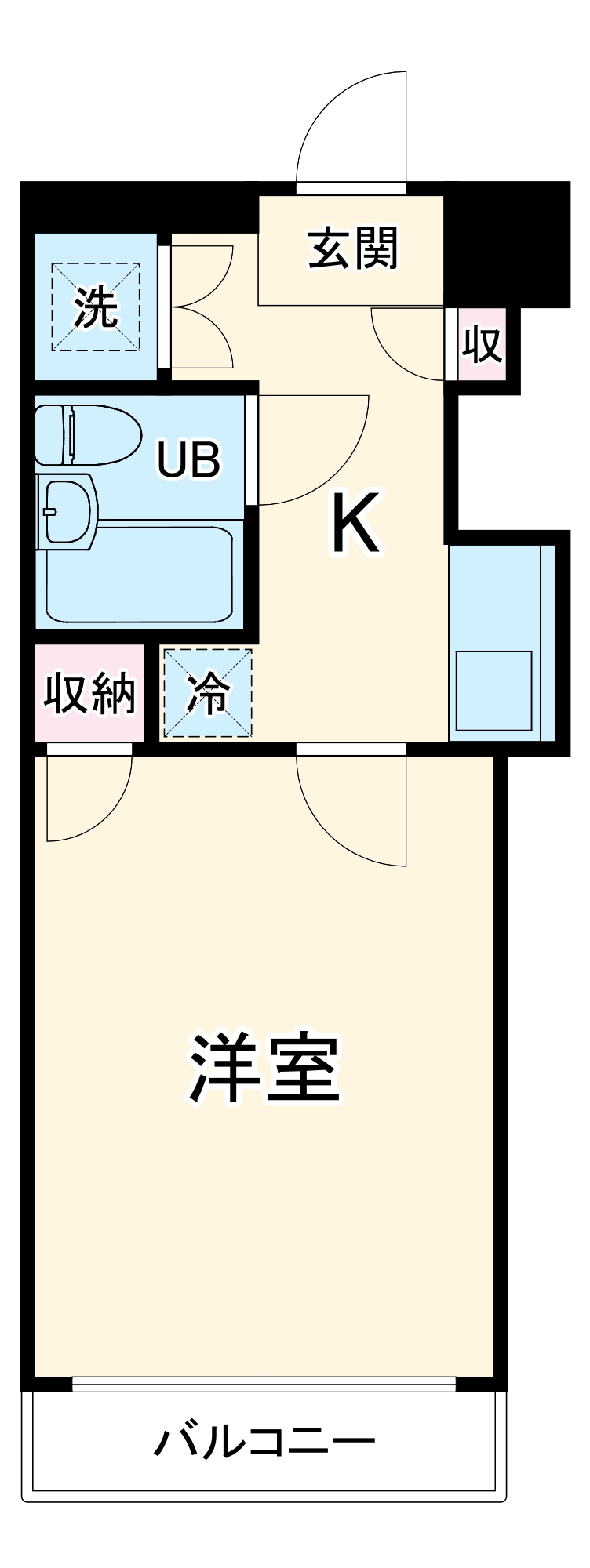 ワコーレ中山の間取り