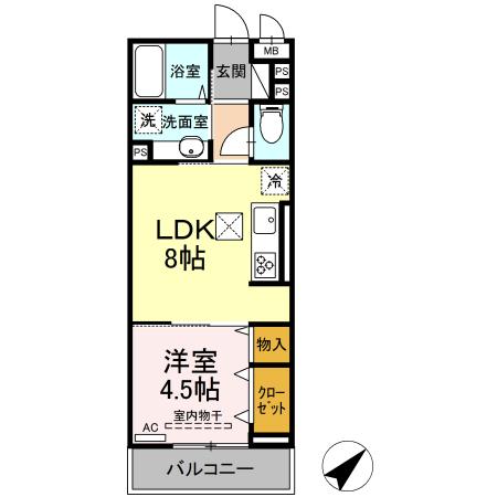 プランドールN Ⅱの間取り