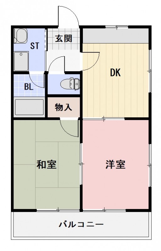 オレンジハウスAの間取り