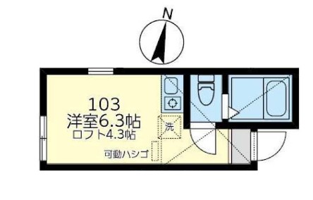 ユナイト富岡マリーゴールドの間取り