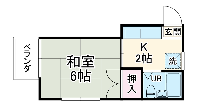 メゾンさかいの間取り