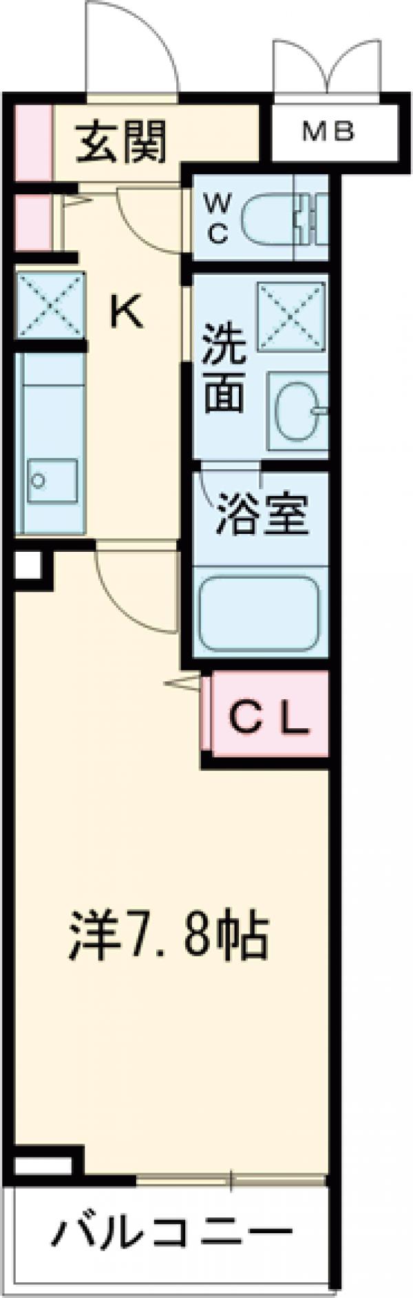 国領町の完工年月(2024年1月)築の賃貸アパートの間取り