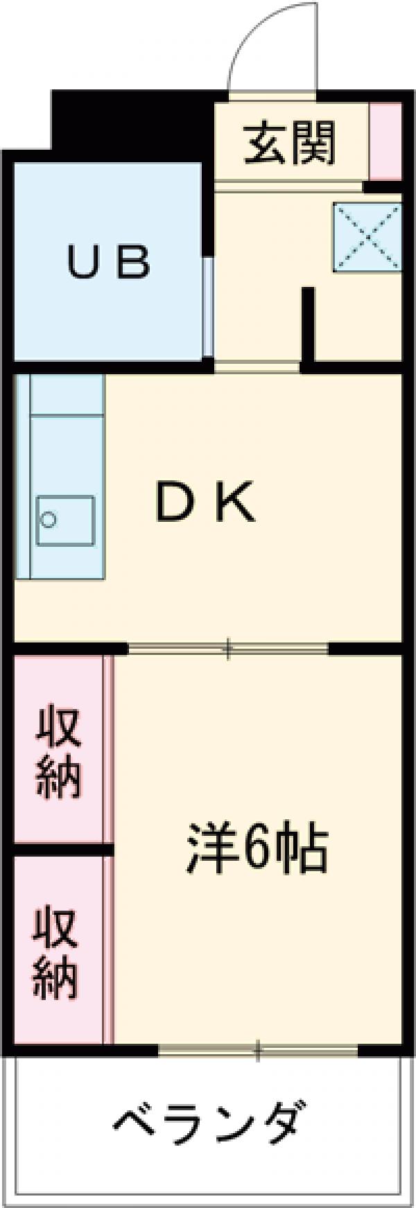 プチロジェ新富ビルの間取り