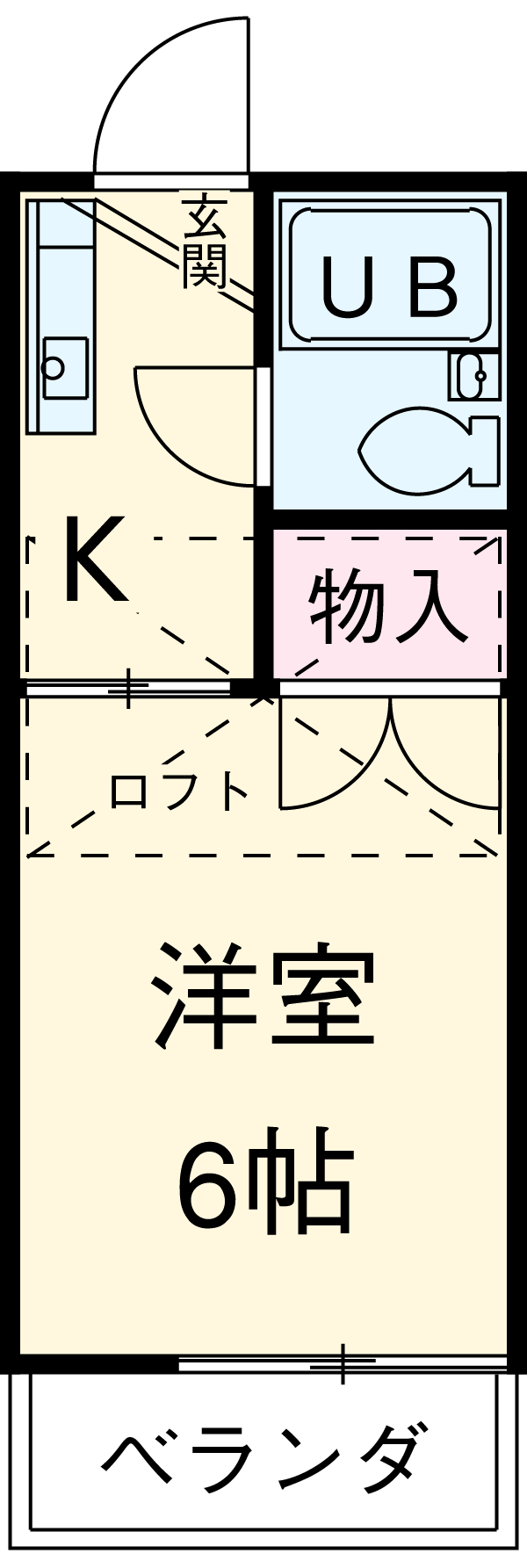 メゾンパレットの間取り