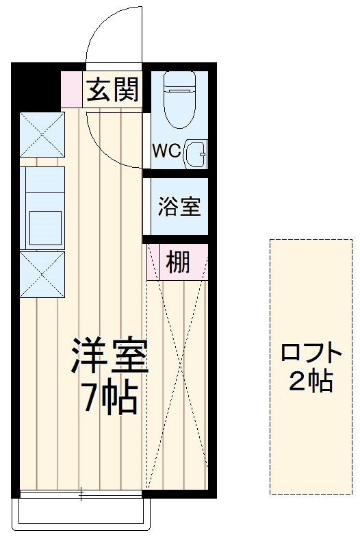 フローラ1の間取り