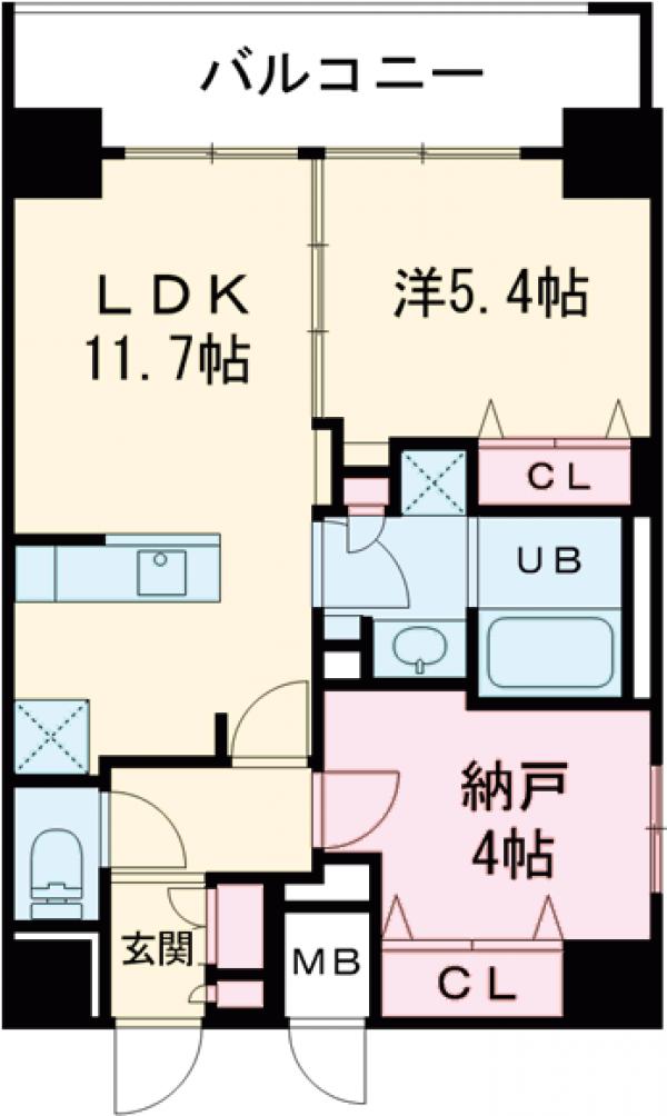 S-RESIDENCE両国sereaの間取り