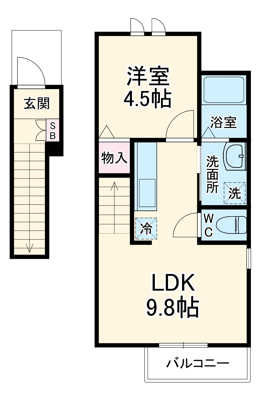 Bellwoodの間取り