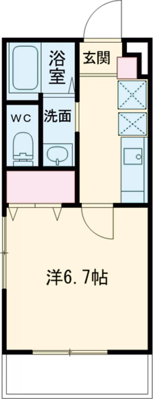 L‘Appartement221+の間取り