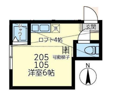 ユナイト藤崎アンドロメダの間取り