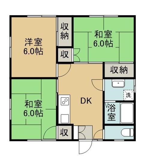 メゾン戸頭1号棟の間取り