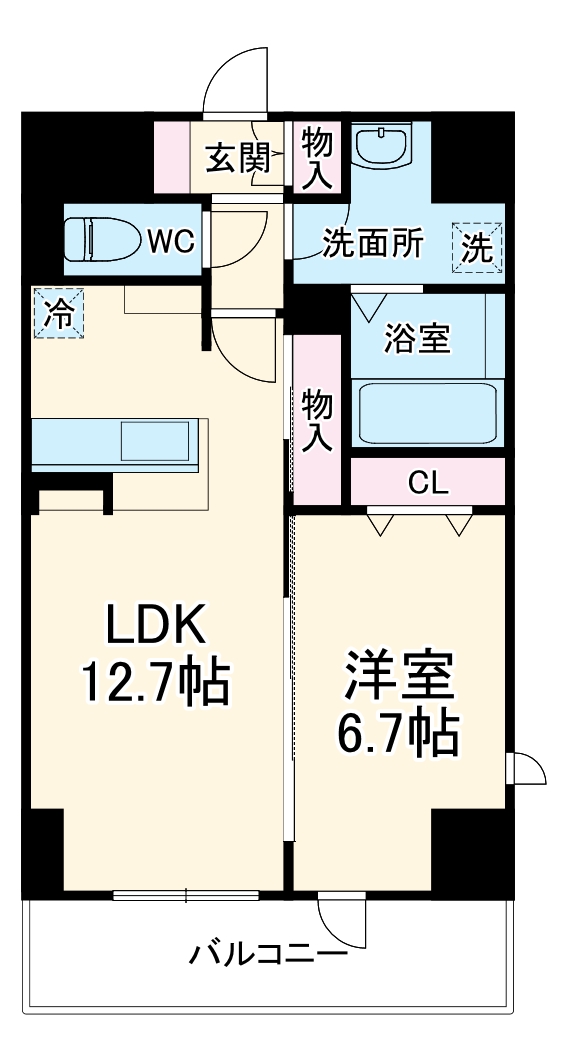 シェルト新都心の間取り