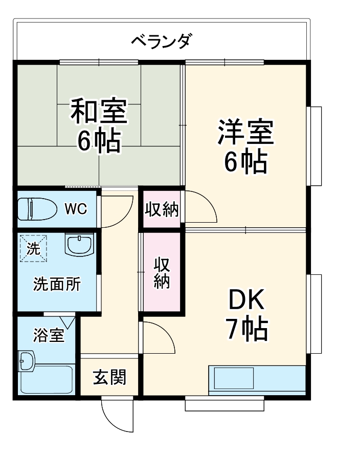 第二メゾン但馬の間取り