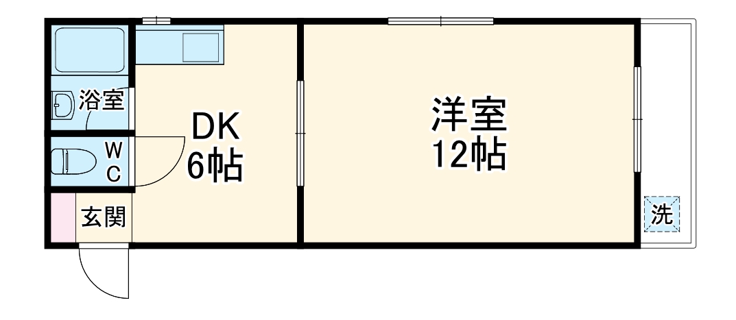 昭栄コーポラスの間取り