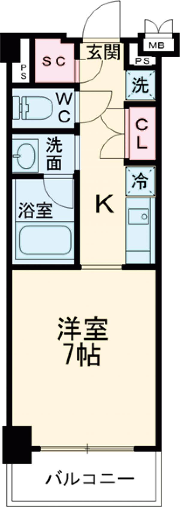 プライムアーバン目黒大橋ヒルズの間取り