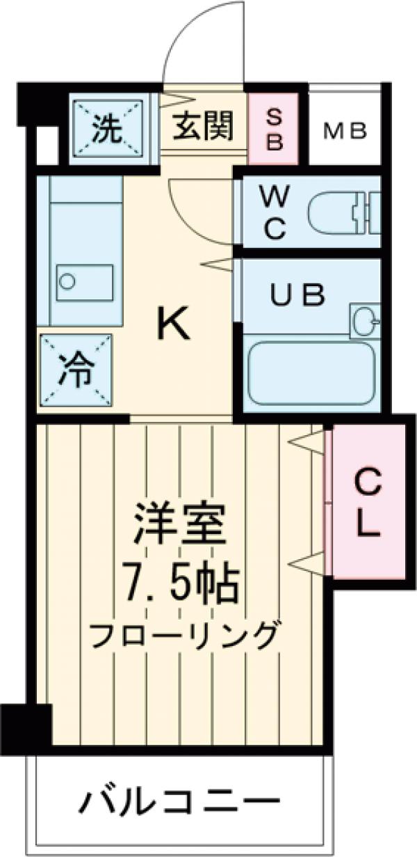 クレスト東池袋の間取り