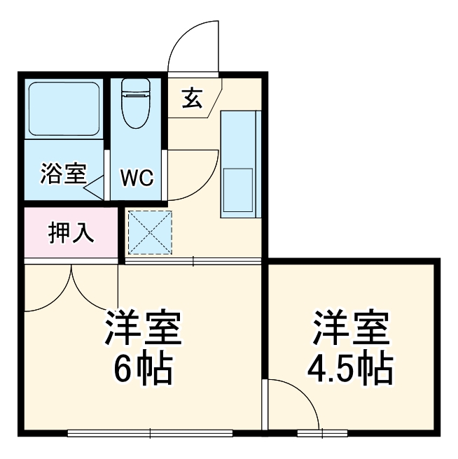 サクライコーポの間取り