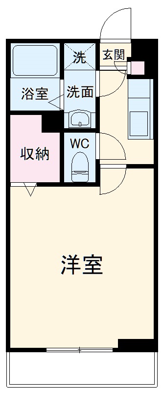 リブリ・シロヤマAの間取り