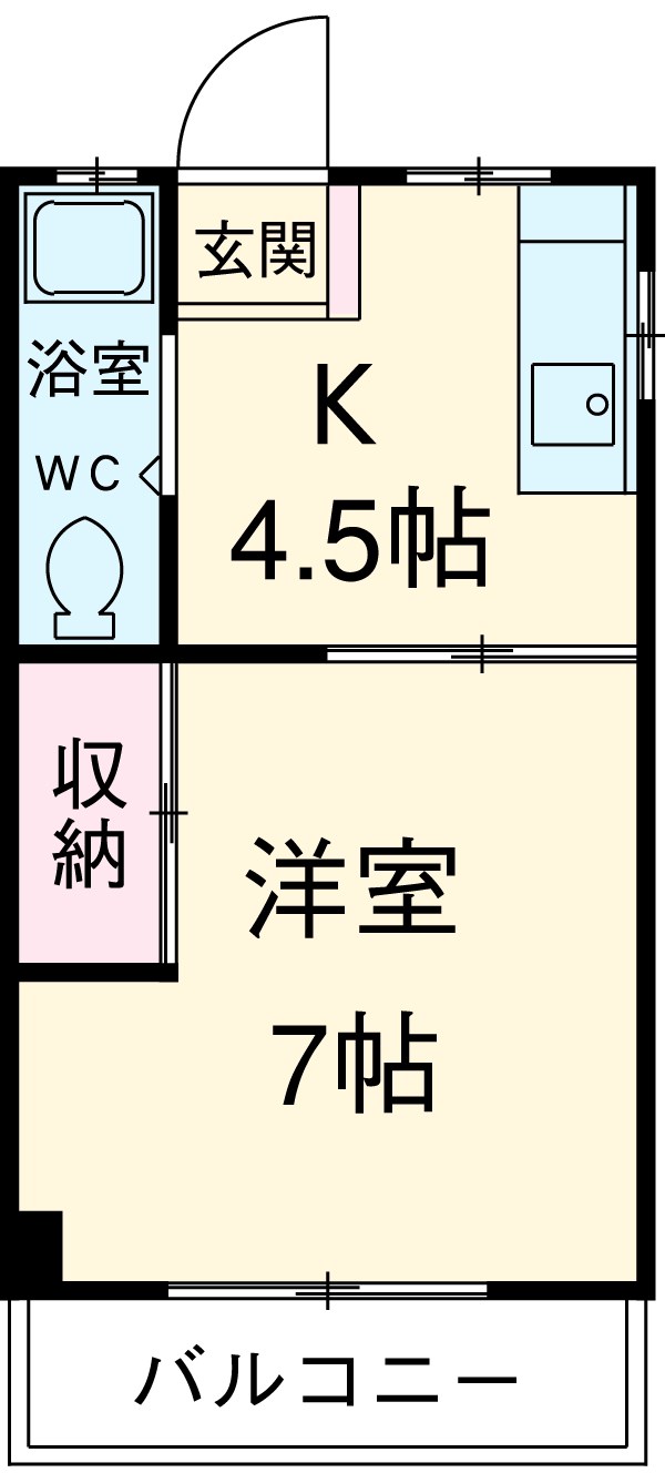 コーポヤマダの間取り