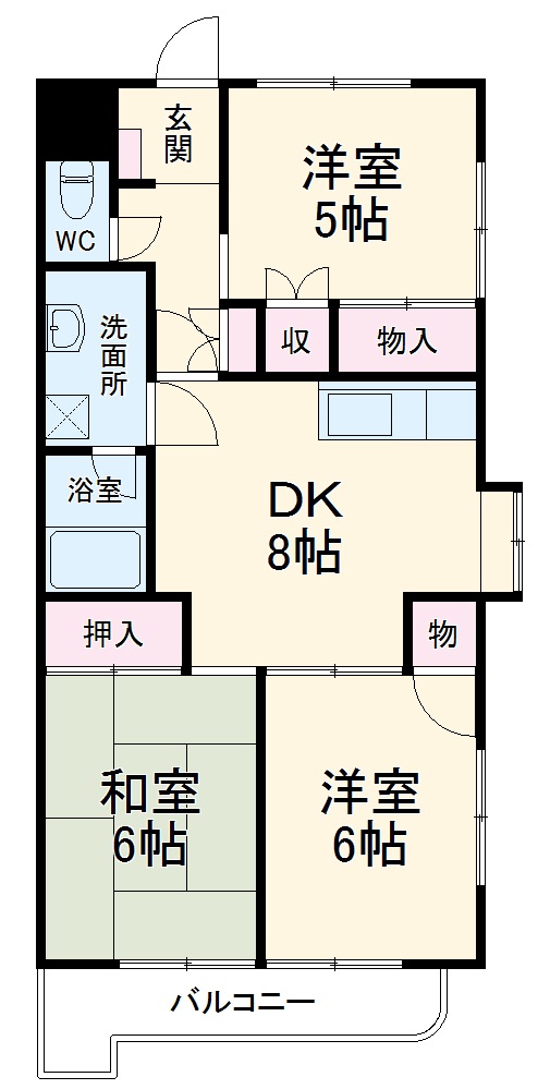 山星マンションの間取り