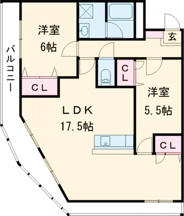 ファイブシティの間取り