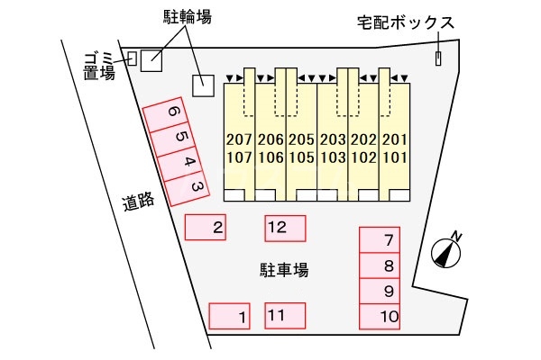 19/26 駐車場