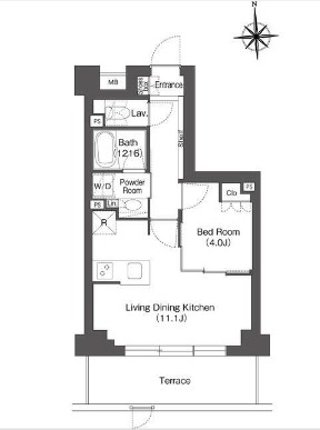 バウスステージ練馬豊玉の間取り