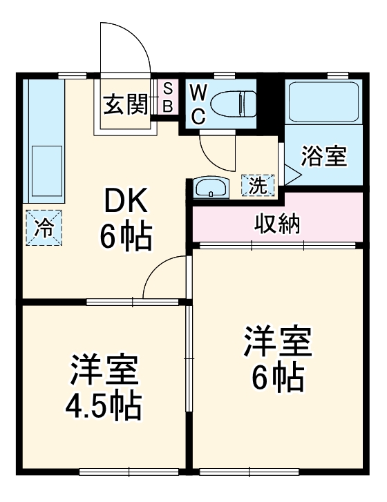 第五幸永ハイツの間取り