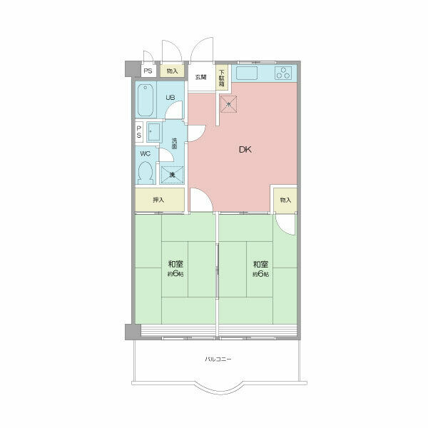 リバーサイド市場木の間取り