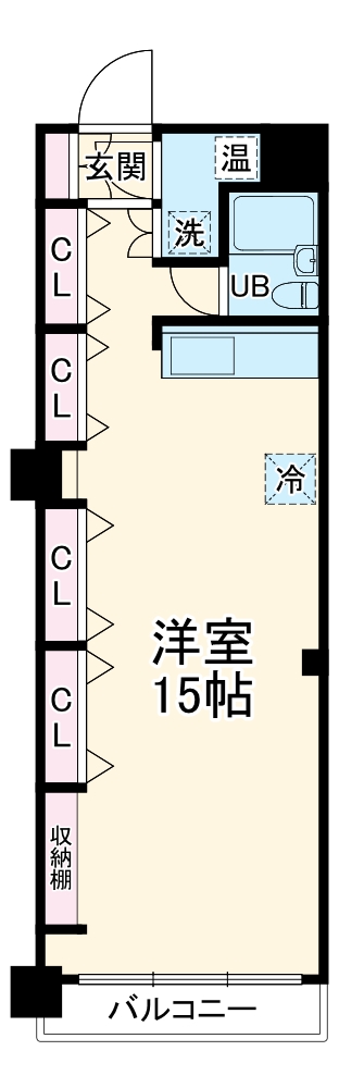 長者町ビジネスマンションの間取り