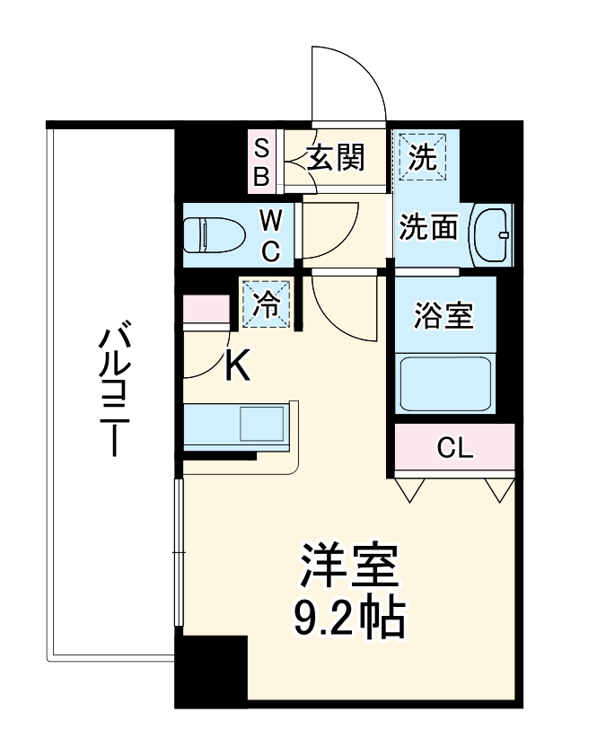 エスライズ梅田北の間取り