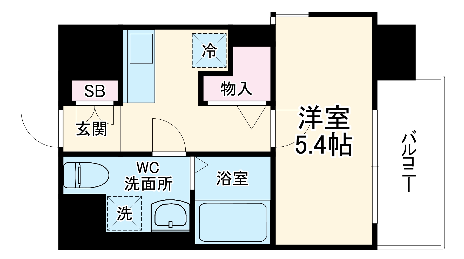 Grandi Utsubo Parkの間取り