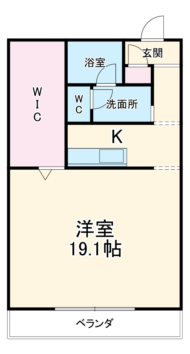 第10タツミビル 西館の間取り