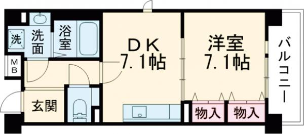 コーポレート武蔵境の間取り