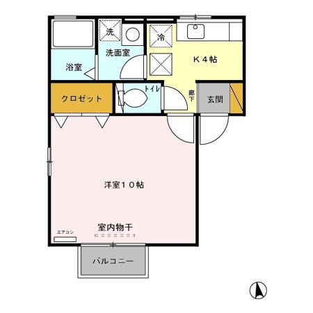 アクシス真鍋の間取り