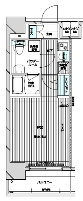 メインステージ王子Ⅱの間取り
