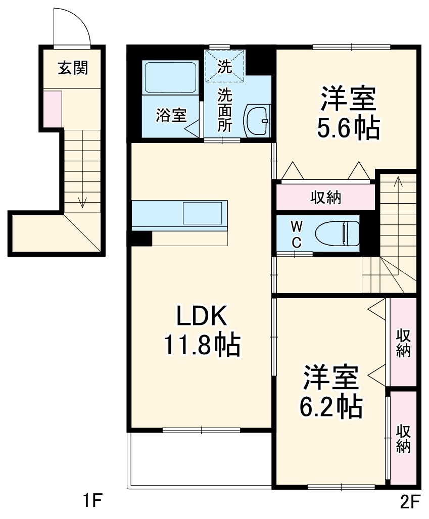 SUNSHINE RIVERSIDEの間取り