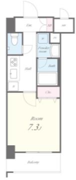 グランレーヴ東尾久の間取り