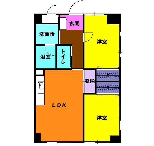 神田丸太マンションの間取り