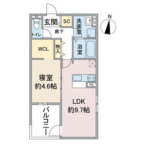 Springfield 柳原の間取り