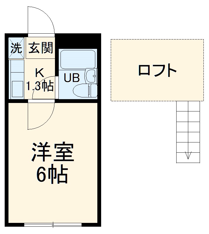 ラレーヴ南三咲の間取り