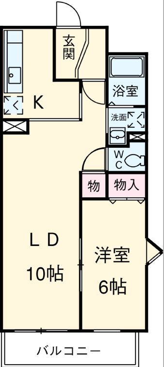 石川橋セブンの間取り