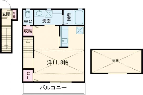 grenciaⅢ上北台Ⅱの間取り