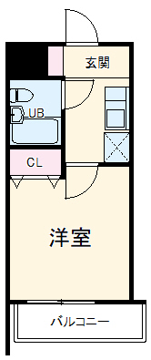 スカイコート宮崎台第4の間取り