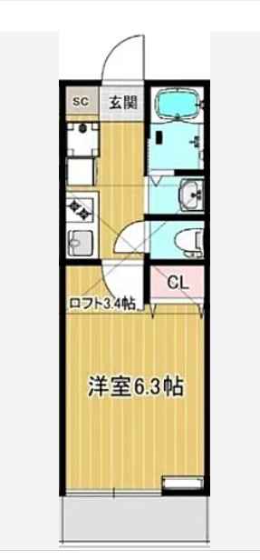 プレミア台町の間取り