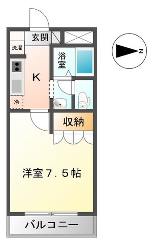 エバーシャインSOGAの間取り