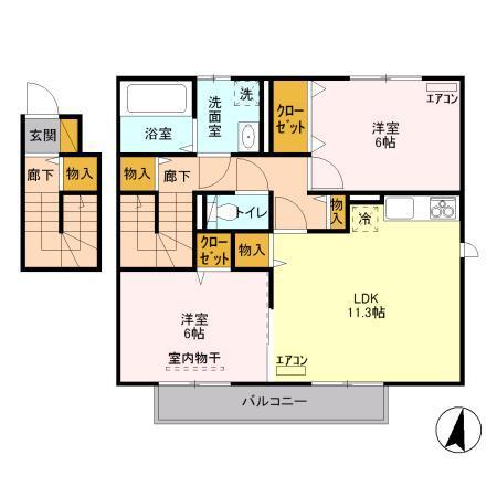 メビウスBの間取り